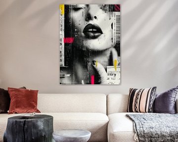 Grafische popart collage van Studio Allee