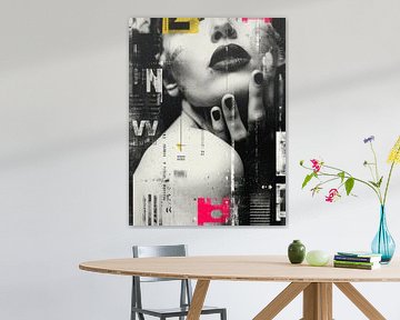 Grafische popart collage van Studio Allee