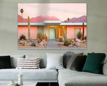 Mid-eeuwse sferen in Palm Springs van Philippe HUGONNARD