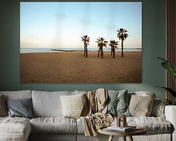 Sonnenuntergang am Strand - El Campello, Spanien von Tessa Hoogenboezem