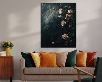 Nocturnal Roses van Franka Poulain