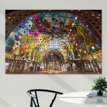 Markthal Rotterdam am Abend