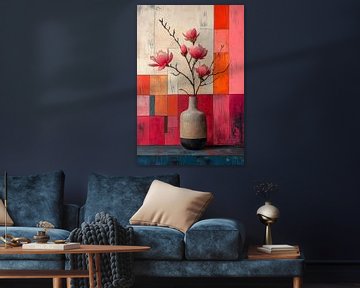 Magnolia Blokwerk I – Zacht Contrast van Studio Ypie