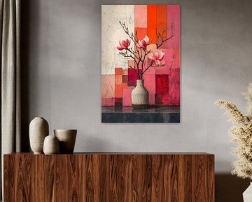 Magnolia Blokwerk III – Stille Kracht van Studio Ypie