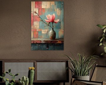 Magnolia Blockwork Blue II - Soft Contrast by Studio Ypie