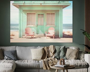 Wooden beach house by Philippe HUGONNARD