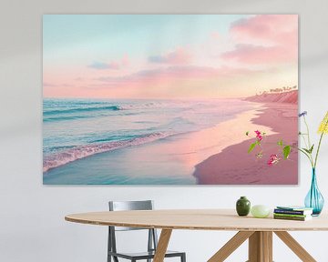 Pastel zonsondergang van Philippe HUGONNARD