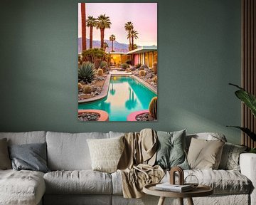 kalifornisches Haus in Palm Springs von Philippe HUGONNARD