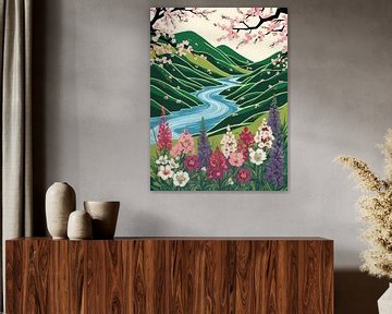 Voorjaar Serenity Valley van Artistic