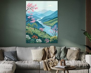 Sereniteit in de lente van Artistic