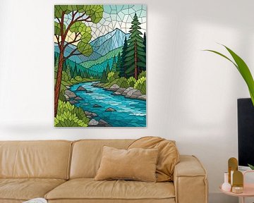 Berg Rivier Toevluchtsoord van Artistic
