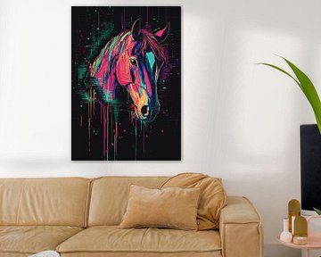 Tête de cheval en effet glitch