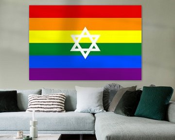 Israël LGBT-vlag van Art Kingdom