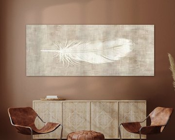 Feather Painting by Modern Collection