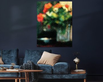 the pointillist vase by bob brunschot