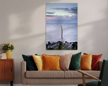 Verstilde visnetten bij zonsondergang van Fotografiecor .nl