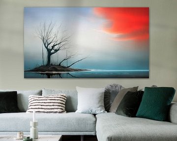 Arbre sur la rive-70b sur Rautenberg Digital Art Maritim
