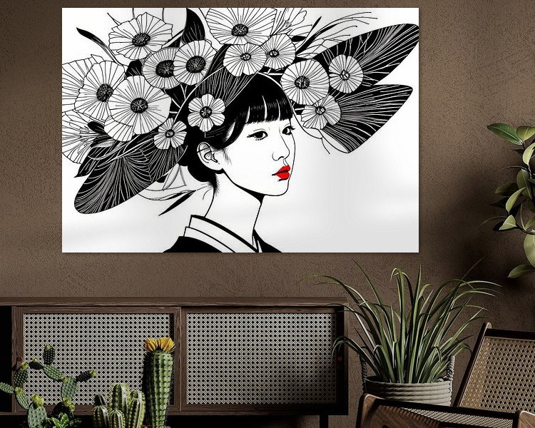 Example of the artwork in a room