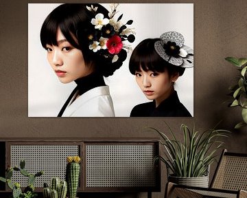 japan abstrakte kunst modelle