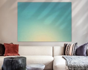 Kalmerend Aqua Groen Verloop van Modern Collection