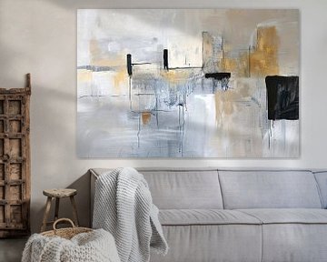Abstract van Abstract Schilderij