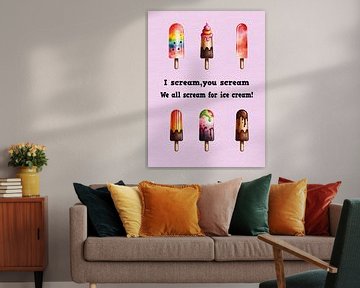 Summer ice creams