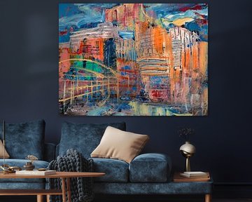Une ville colorée sur ART Eva Maria