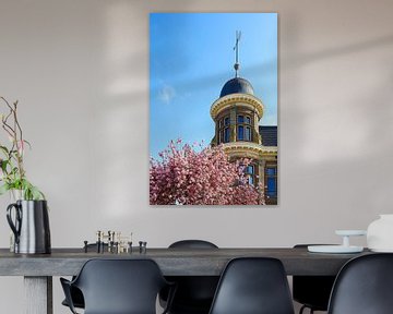 Bloesem bij de Rijksmunt te Utrecht