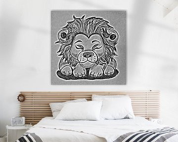Lion endormi ( dessin ) sur Jose Lok