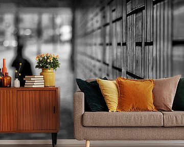 Alleen in de Daalsetunnel in het centrum van Utrecht