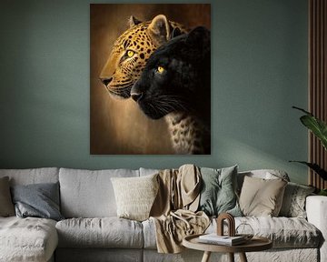 Leopard and Panther by Preet Lambon