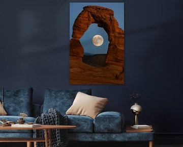 Volle Maan in Delicate Arch – Magie in de Woestijn van But First Framing