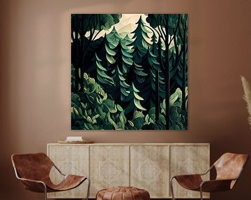 Groenblijvend bos van Vythryd Arts