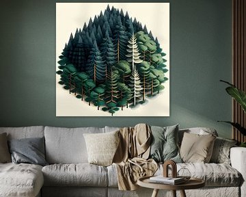 Naaldbos van Vythryd Arts