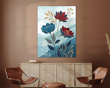 Elegant Bloomscape by Artistic