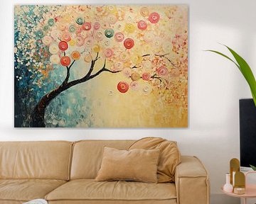 Abstrakte Blüte Kunstwerk
