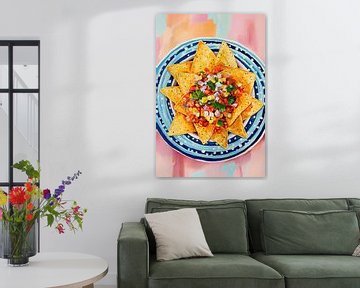 Tortilla Salsa | Tortilla Kunstwerk van De Mooiste Kunst