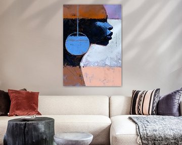 Vrouwenprofiel van De Mooiste Kunst
