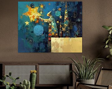 Abstract Kunstwerk van ARTEO Schilderijen