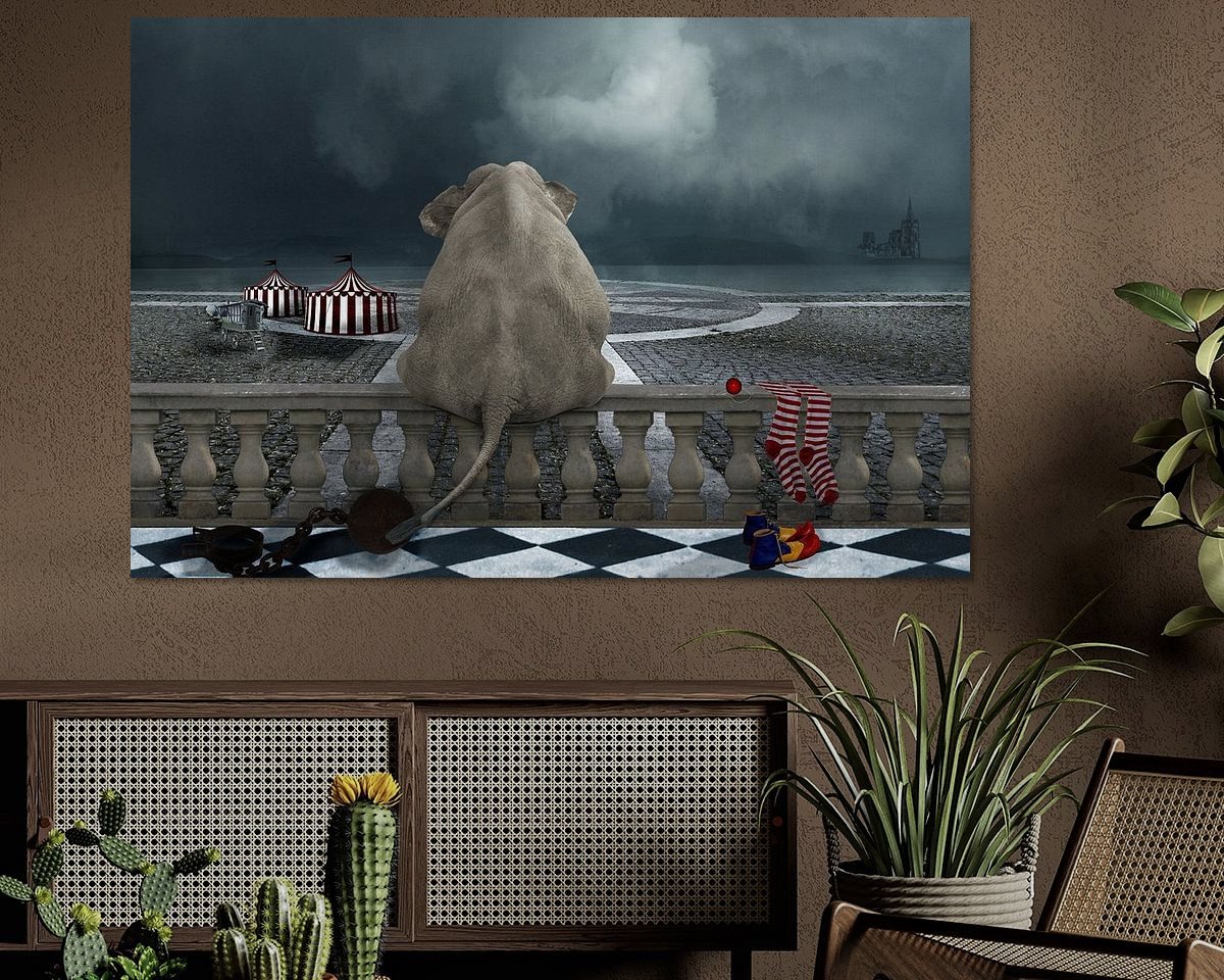 Example of the artwork in a room