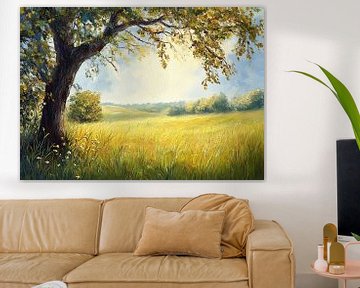 Zomer Landschap van Kunst Kriebels