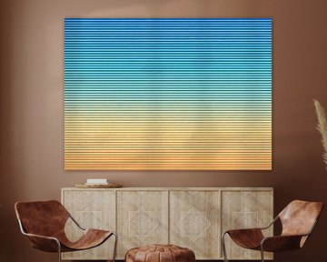 Blue Orange Switching by Modern Collection