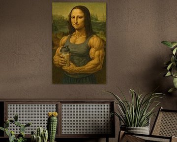 Mona Lisa Fitness von Poster Art Shop