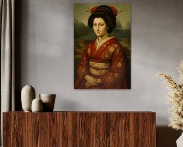 Mona Lisa Japan Geisha