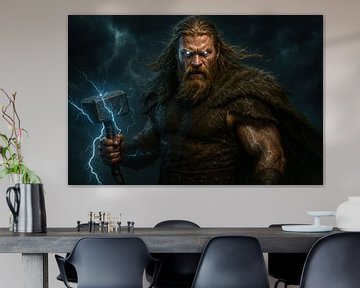 God van de oorlog van Poster Art Shop