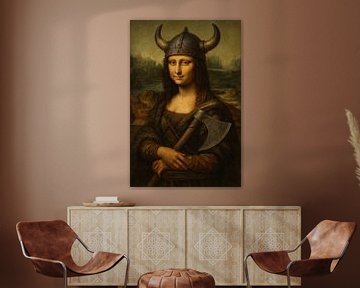 Mona Lisa Viking van Poster Art Shop