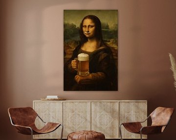 Mona Lisa-bier van Poster Art Shop
