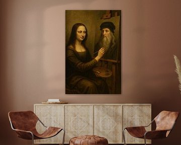 Mona Lisa malt Leonardo da Vinci