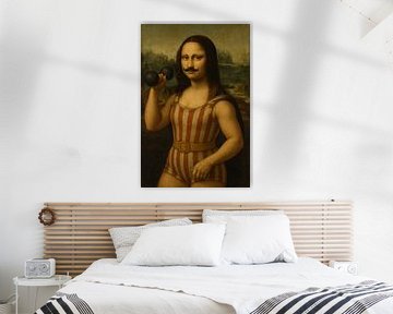 Spierballen Mona Lisa van Poster Art Shop