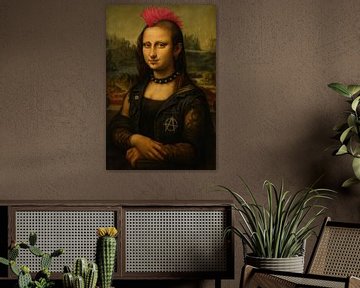 Mona Lisa Punk Portrait